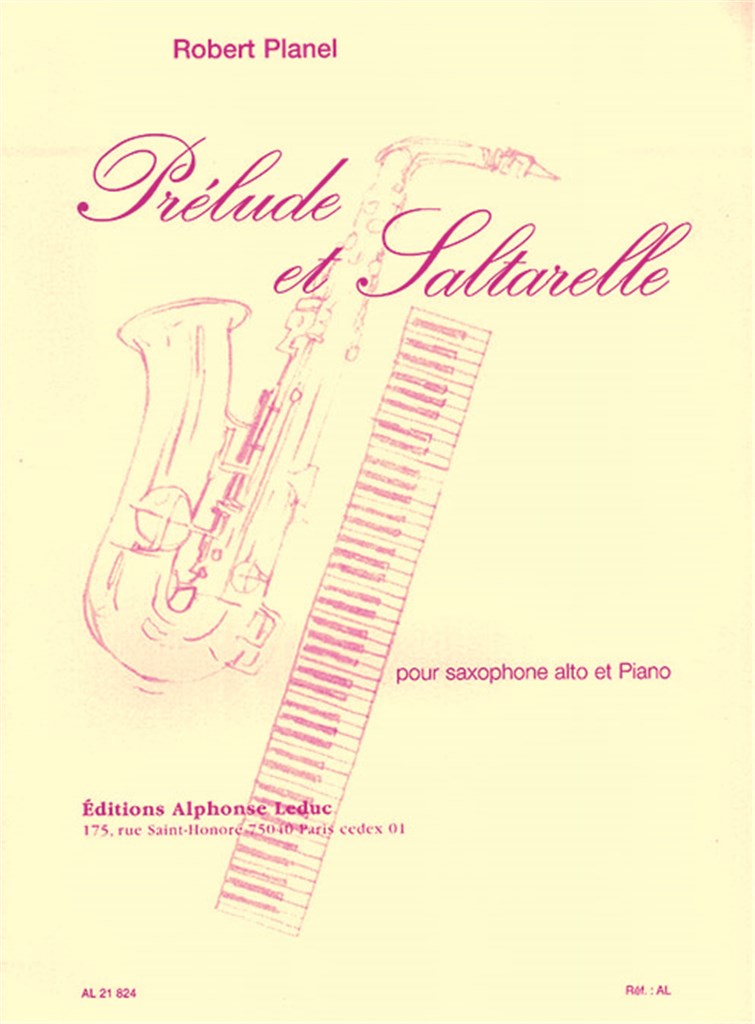 Prélude et Saltarelle pour saxophone et piano